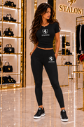 Black & White Tank Top + Signature Leggings Set