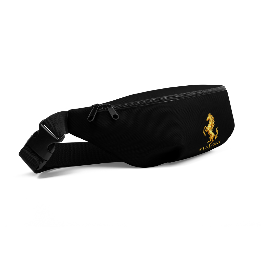 Black & Gold Crossbody Bag M