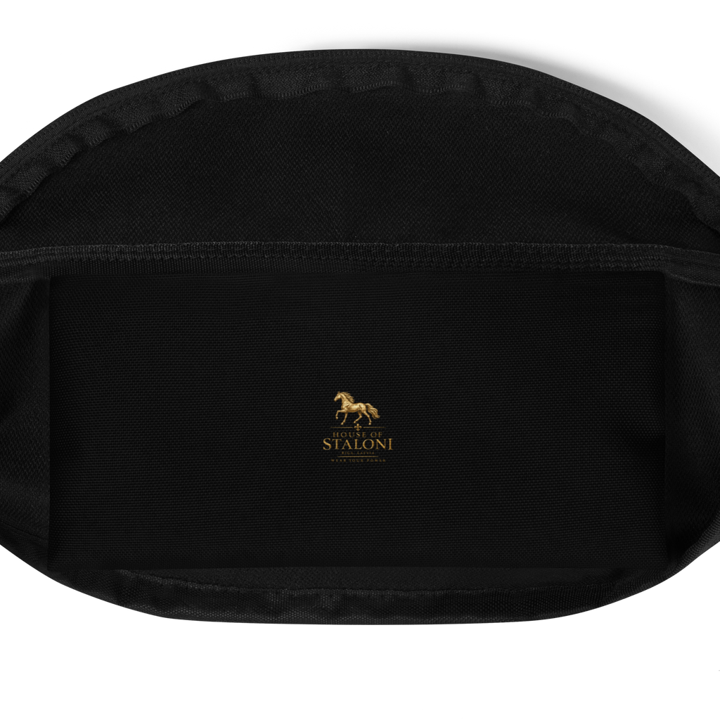 Black & Gold Crossbody Bag M