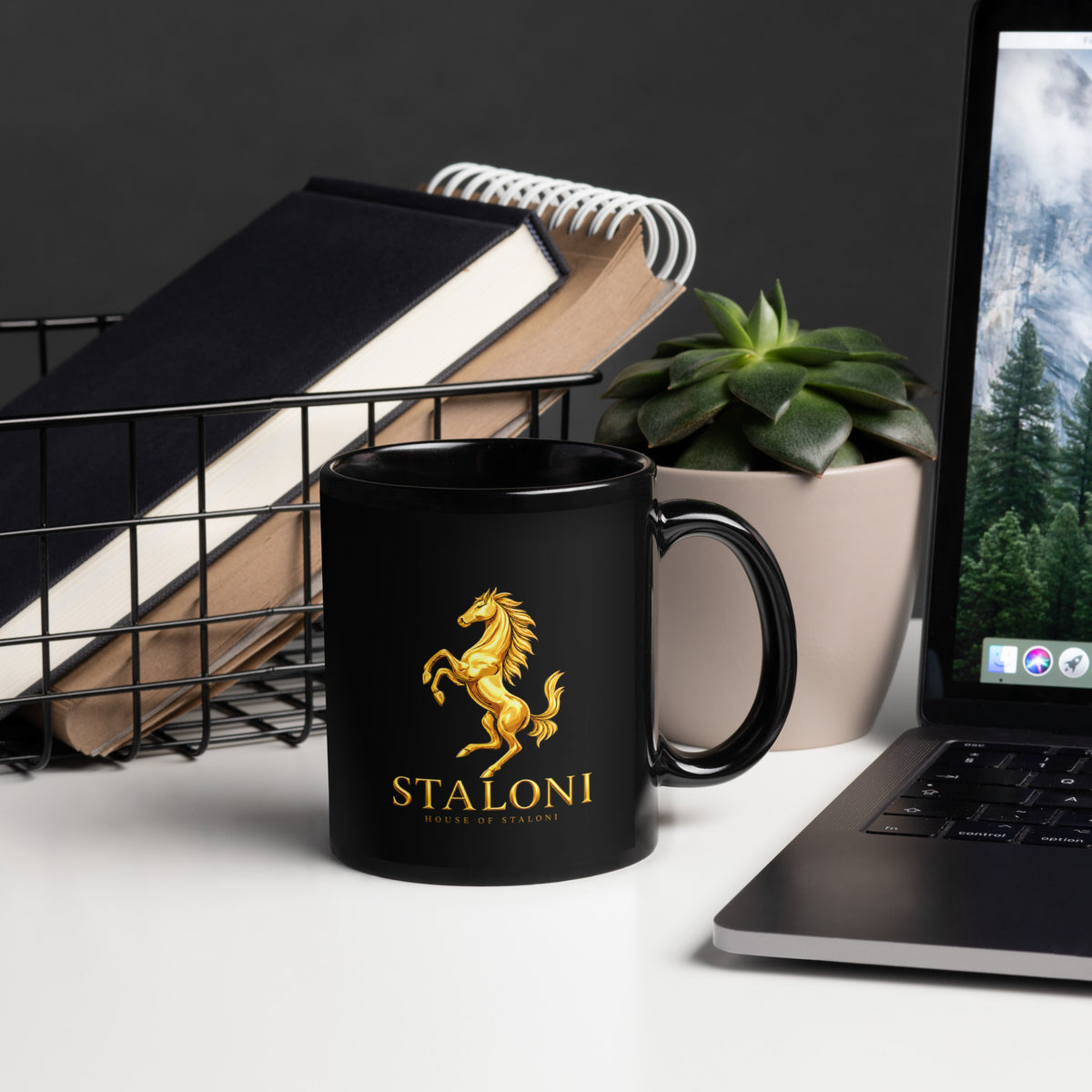 Black & Gold Signature Mug