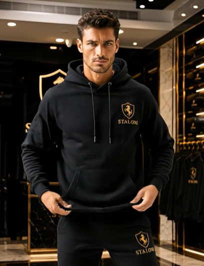 Black & Gold Hoodie
