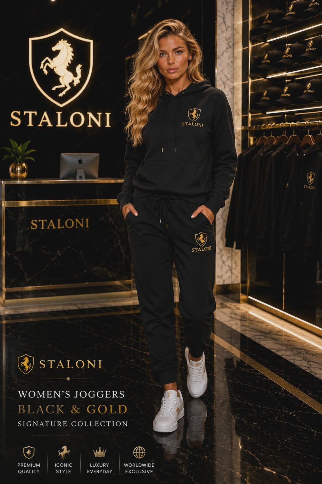 Black & Gold Hoodie