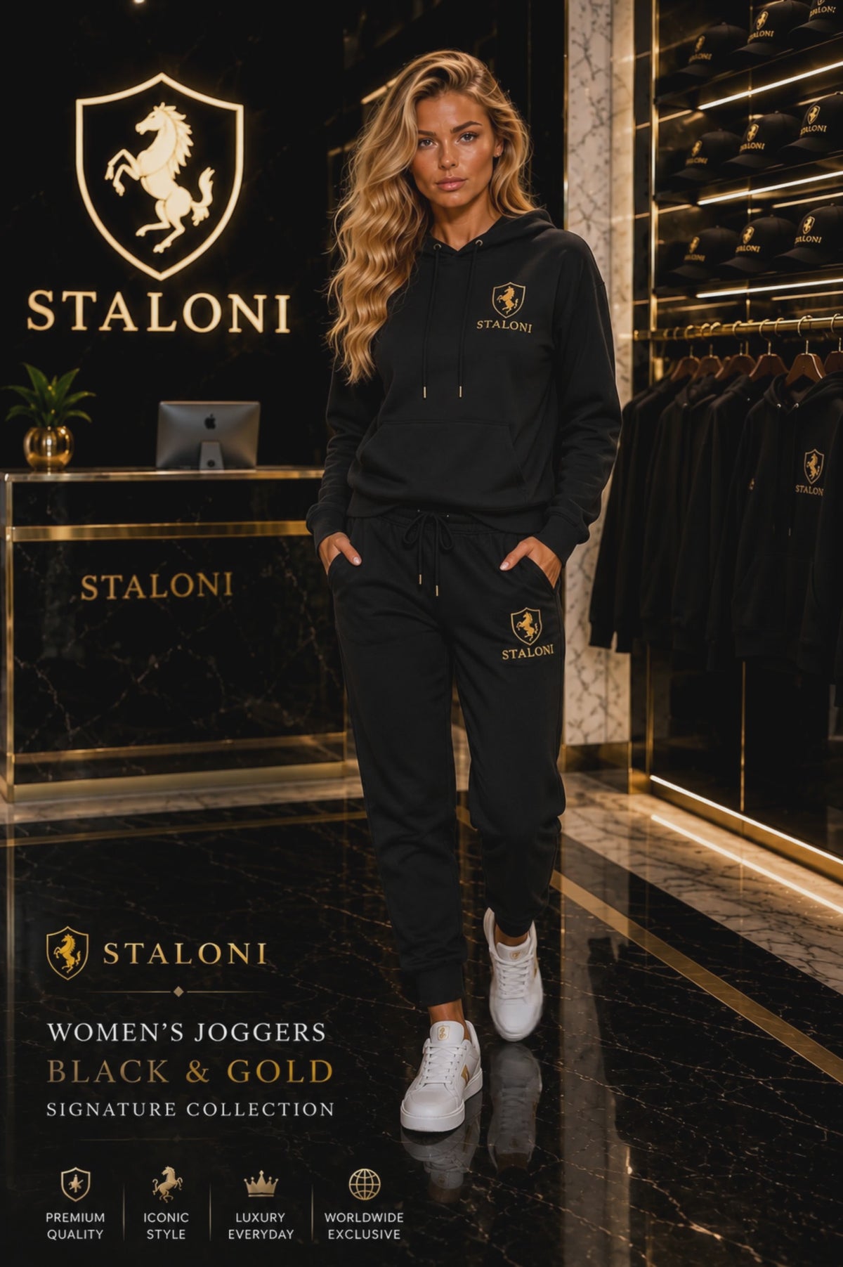 Black & Gold Hoodie