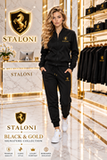 STALONI Black & Gold Signature Tracksuit Bundle