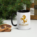 Gold Emblem Mug — Black Accent