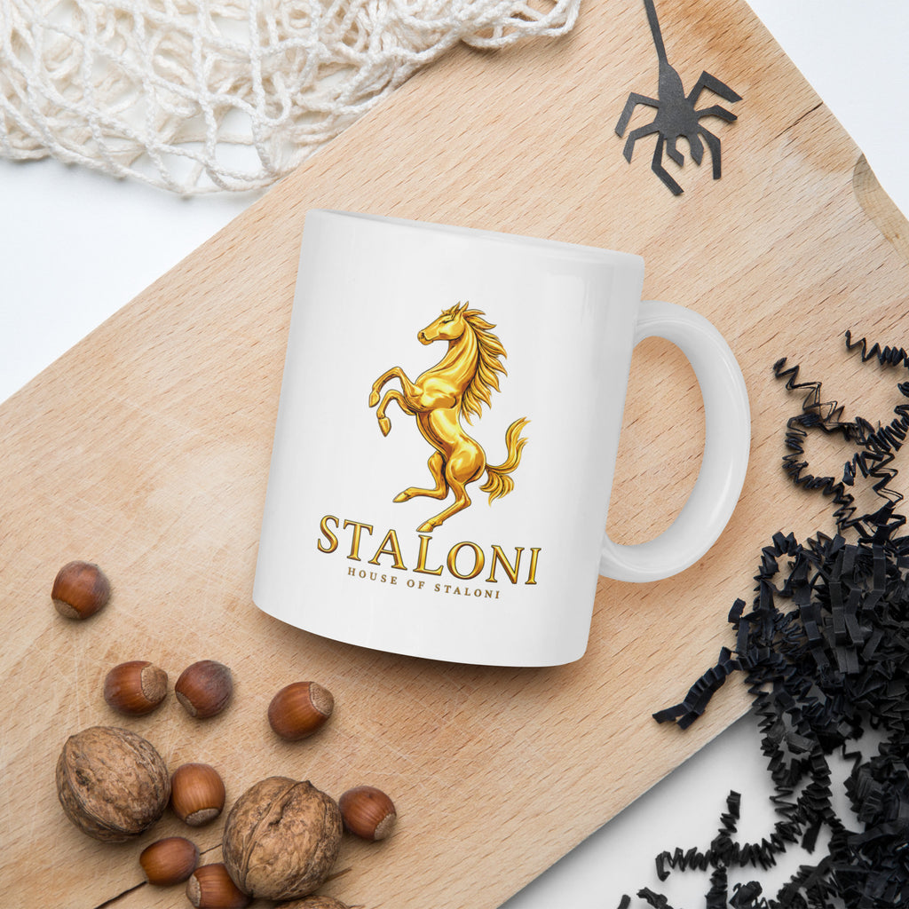 White & Gold Signature Mug