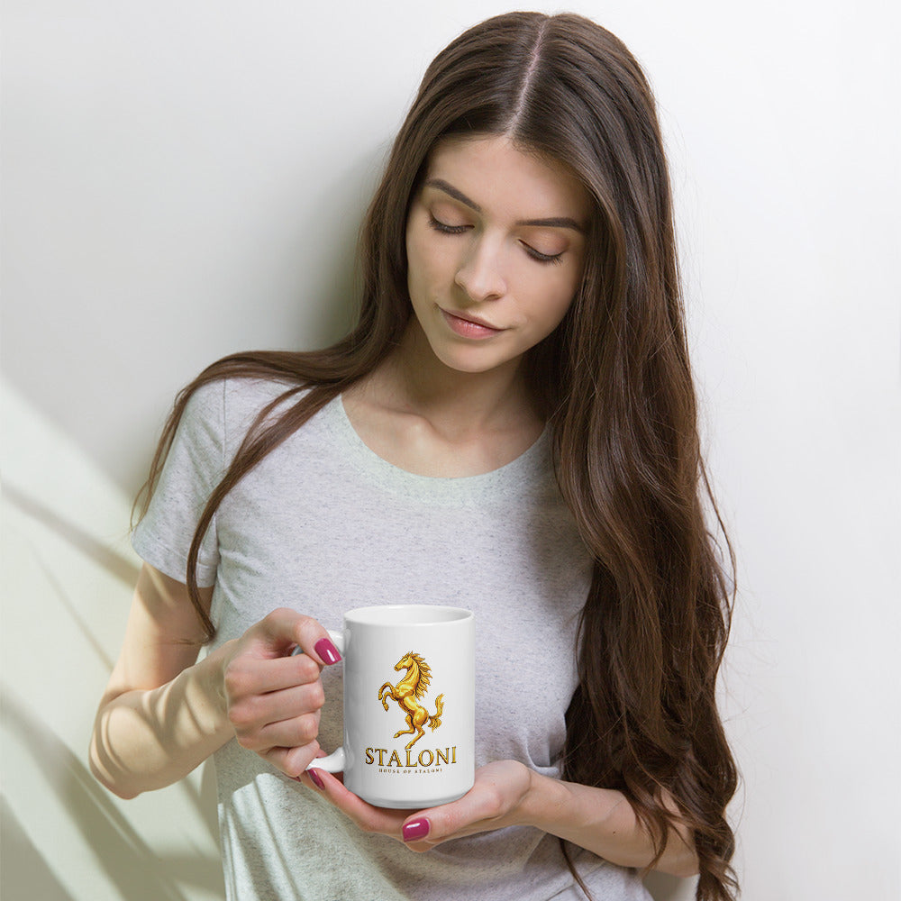 White & Gold Signature Mug